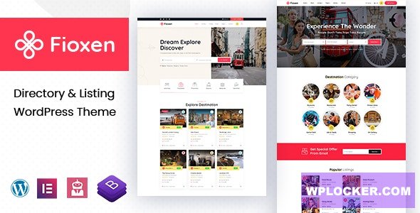 Fioxen v1.2.3 - Directory Listing WordPress Theme