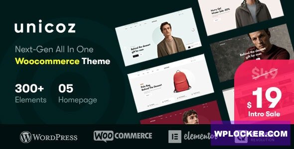 Unicoz v1.1.1 - Elementor WooCommerce Theme