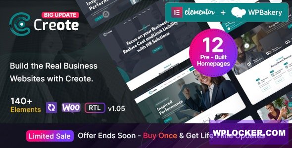 Creote v2.9.0 - Consulting Business WordPress Theme