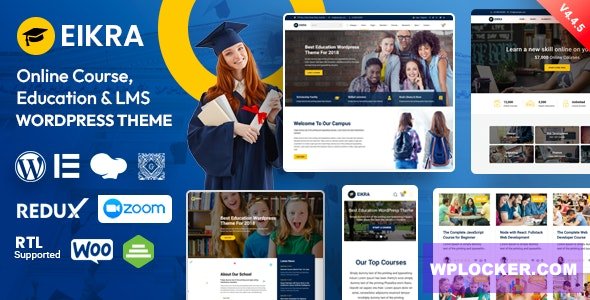 Eikra Education v4.4.20 - Education WordPress Theme