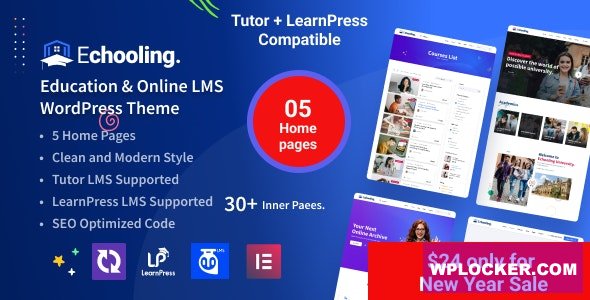 Echooling v1.2.1 - Education WordPress Theme