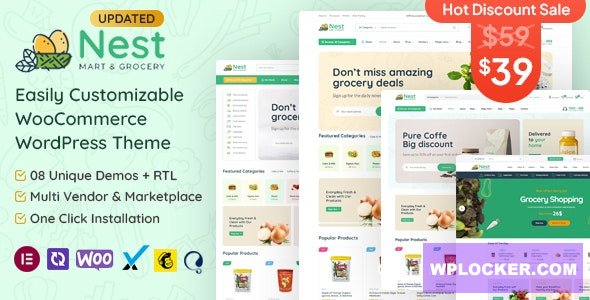 Nest v1.8.6 - Grocery Store WooCommerce WordPress Theme