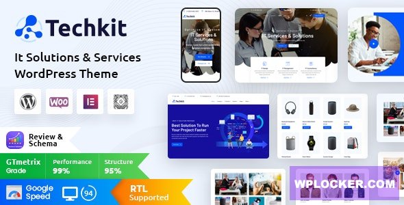 Techkit v2.5 – Technology & IT Solutions WordPress Theme
