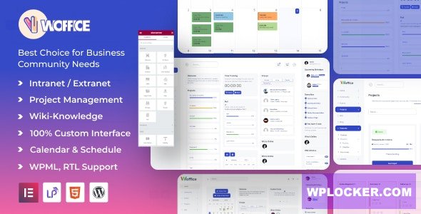 Woffice v5.4.30 - Intranet/Extranet WordPress Theme
