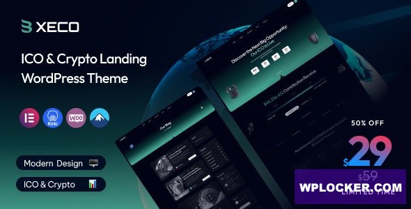 Xeco v1.2 - ICO & Crypto Landing WordPress Theme