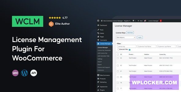WooCommerce License Manager v7.0.7