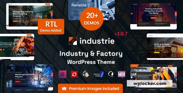 Industrie v1.4.0 - Factory & Industry WordPress Theme