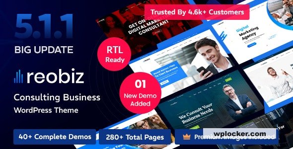 Reobiz v6.0.0 - Consulting Business WordPress Theme