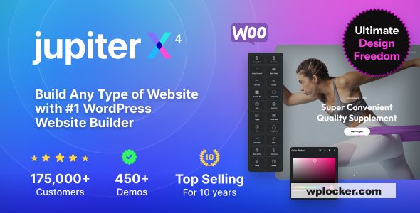 JupiterX v4.11.0 - Website Builder For WordPress & WooCommerce