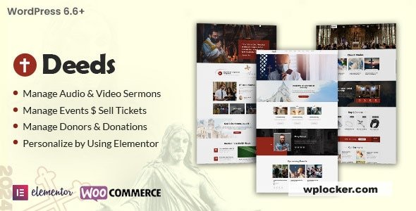 Deeds v10.5.3 - Best Responsive Nonprofit Church WordPress Theme