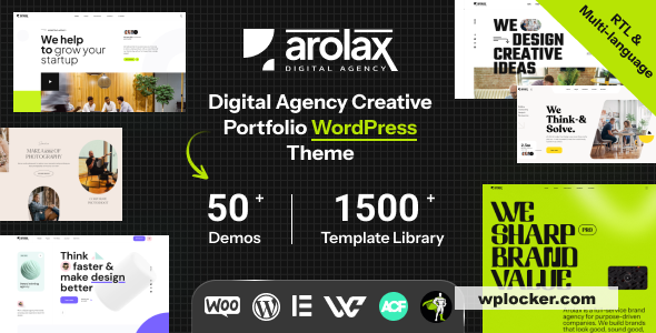Arolax v3.0.2 - Creative Digital Agency Theme