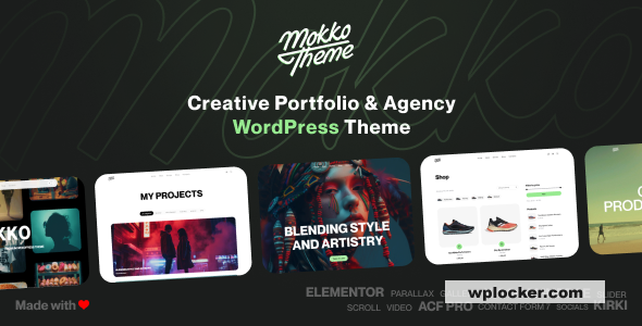 Mokko v1.2.3 - Creative Portfolio & Agency WordPress Theme