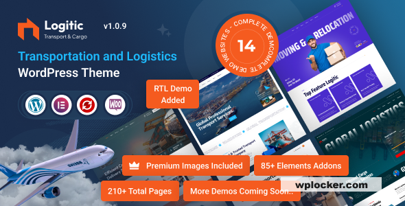 Logitic v1.1.7 - Transportation & Logistics WordPress Theme