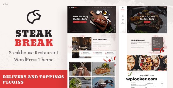 SteakBreak v1.9.0 - Meat Restaurant WordPress Theme
