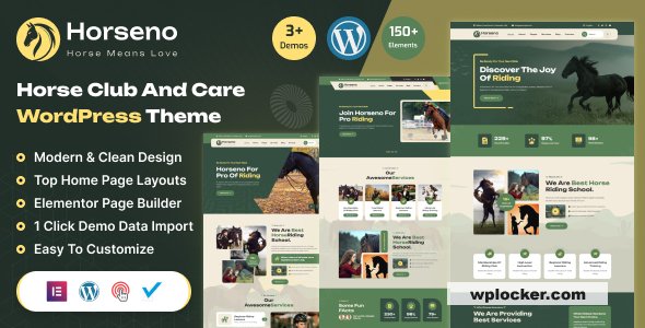 Horseno v1.1.0 - Horse Club & Riding Sports WordPress Theme