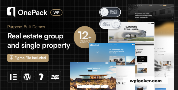 OnePack v1.0.0 - Real Estate & Property Construction WordPress Theme