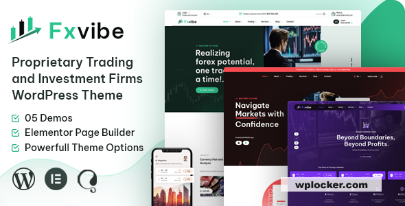 FXvibe v1.0 - Forex Prop Firm WordPress Theme