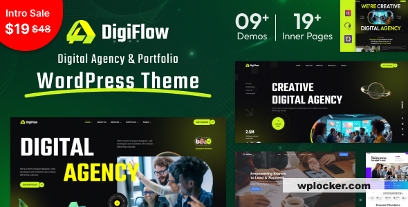 DigiFlow v1.8 - Digital Agency WordPress Theme