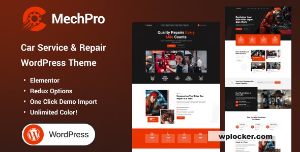 Mechpro v1.0.0 - Car Service & Repair WordPress Theme