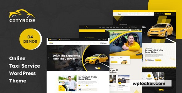 Cityride v1.0.0 - Online Taxi Service WordPress Theme