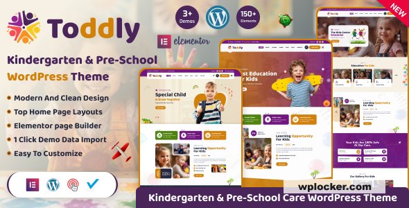 Toddly v1.1.0 - Kids & Kindergarten WordPress Theme