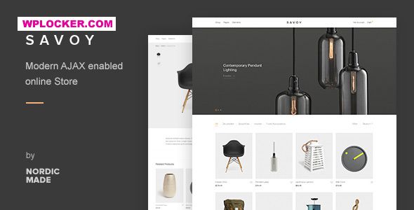Savoy v3.1.01 - Minimalist AJAX WooCommerce Theme