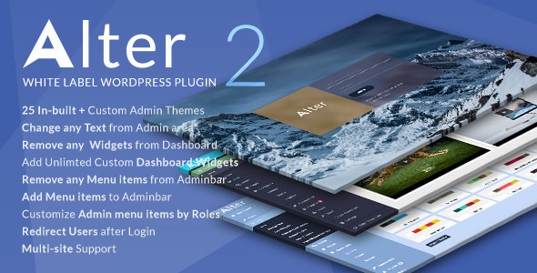 WpAlter v2.5.1 - White Label Wordpress Plugin