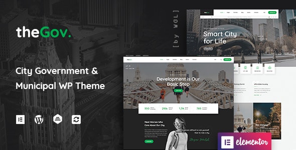 TheGov v2.0.19 - Municipal and Government WordPress Theme