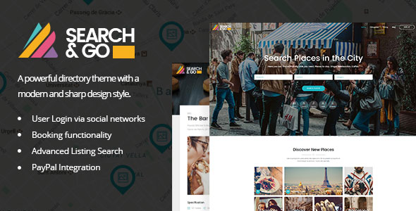 Search & Go v2.8 - Modern & Smart Directory Theme