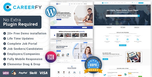Careerfy v10.1.5 - Job Board WordPress Theme