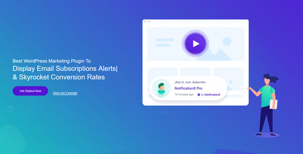 NotificationX v3.0.6 - Best WordPress Marketing Plugin