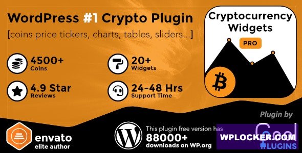 Cryptocurrency Widgets Pro v4.2.0 - WordPress Crypto Plugin