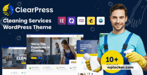 ClearPress - Cleaning Services WordPress Theme