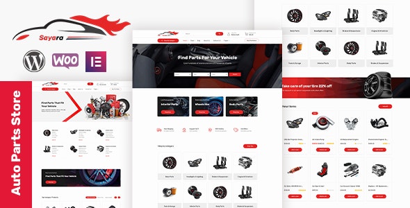 Sayara v1.2.6 - Auto Parts Store WooCommerce WordPress Theme