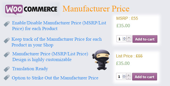 WooCommerce Manufacturer Price v2.6