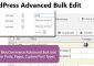 WordPress Advanced Bulk Edit v1.3