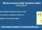 WooCommerce Bulk Variation Editor v1.0.2