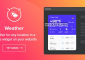 Weather Forecast v1.3.1 – WordPress Weather Plugin
