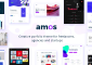 Amos v1.2.1 - Creative WordPress Theme for Agencies